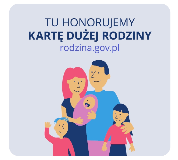 KDR Tu honorujemy Karte Duzej Rodziny